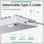 Hot-Swappable Gaming Mechanical Keyboard Wireless 94 Keys